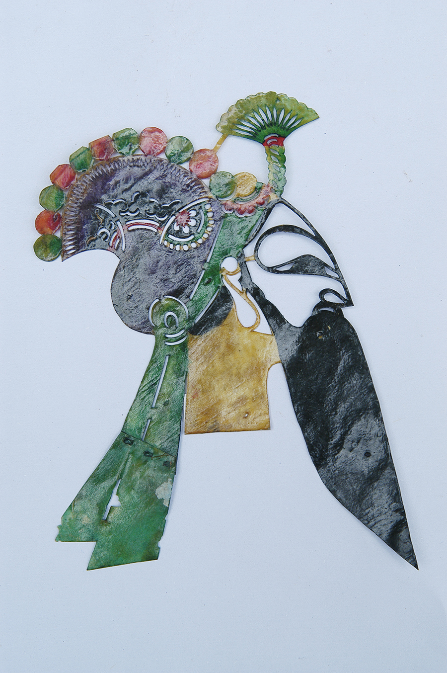 老生人头驴皮皮影